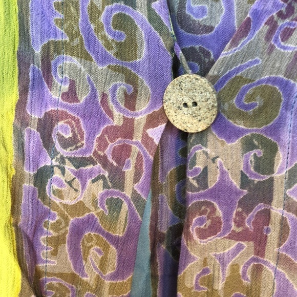 Soft Surroundings Breezy Batik Topper - Picture 3 of 5